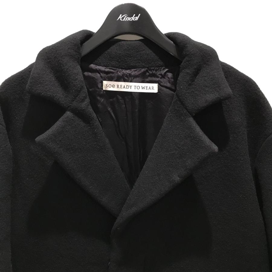 ソーイ SOE READY TO WEAR ウールチェスターコート ブラック サイズ：1  