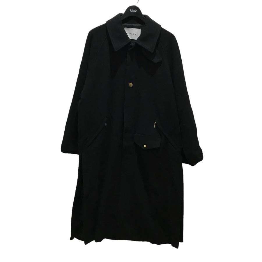 人気【CULLNI(クルニ)】ラムウールコート ブラック 2
