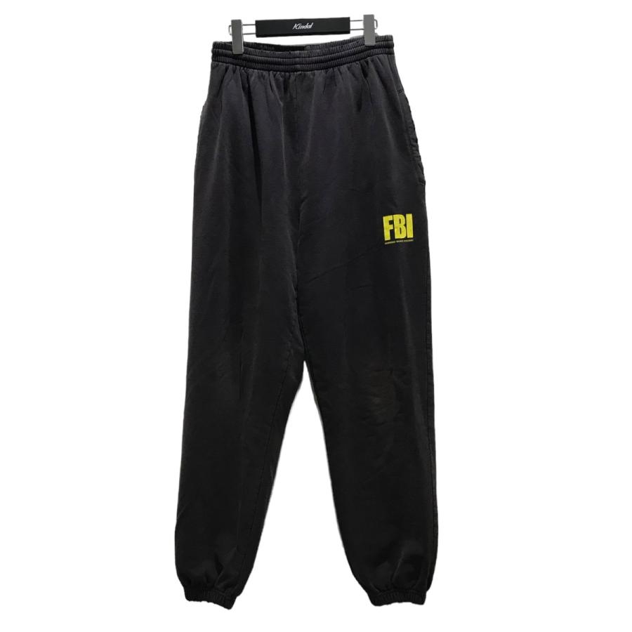 BALENCIAGA 【値下げ】BALENCIAGA FBIロゴプリントスウェットパンツ 