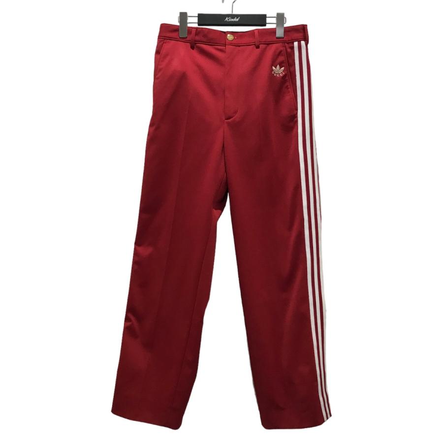 GUCCI 【値下げ】GUCCI×adidas トレフォイルジャガードパンツ 710399 