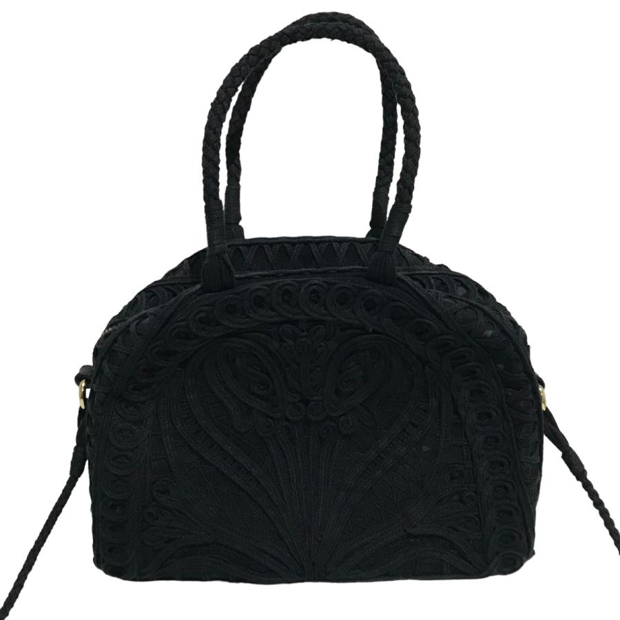 値下げ】mame kurogouchi Cording Embroidery Demi Lune Handbag 2WAY 