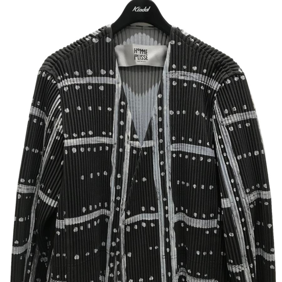 HOMME PLISSE ISSEY MIYAKE イッセイミヤケオムプリッセ 総柄プリーツ 