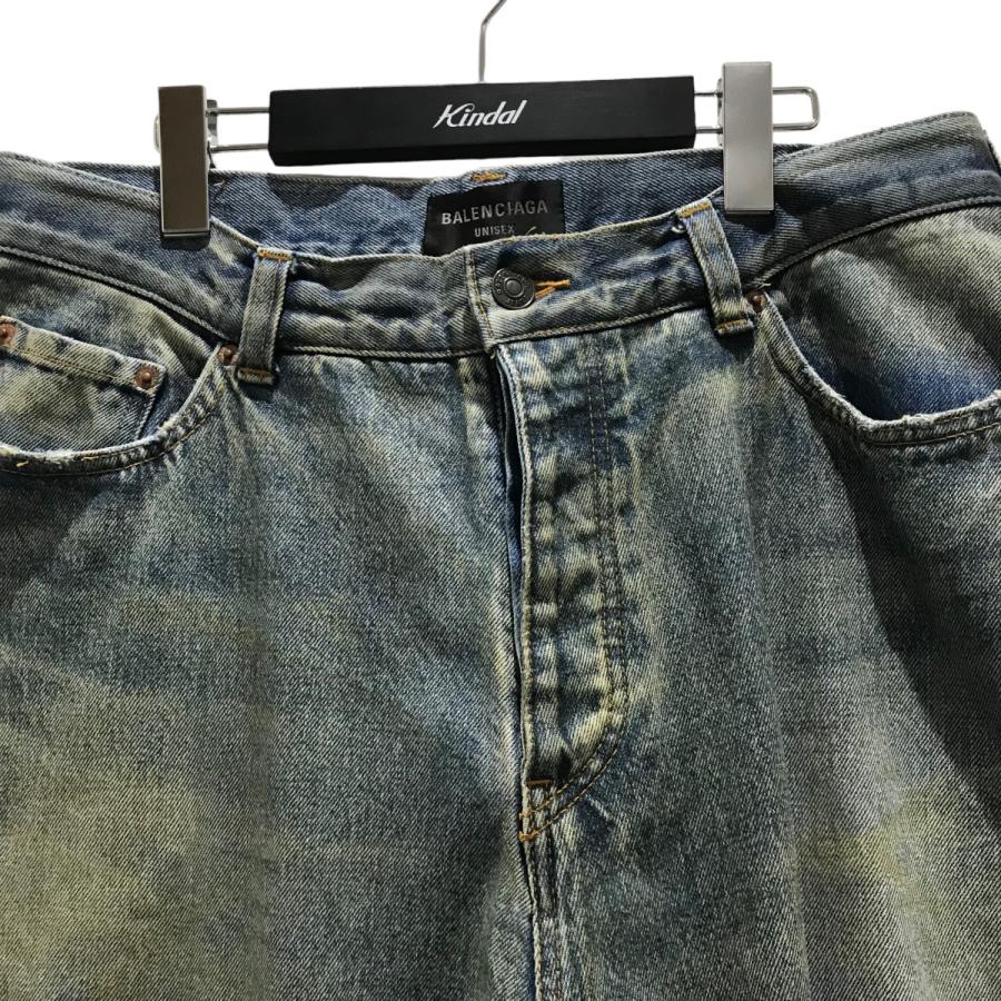 BALENCIAGA 2021 デニム　カーゴーパンツ BALENCIAGA】ジーンズ デニム パンツ カーゴ 日本製 送料込