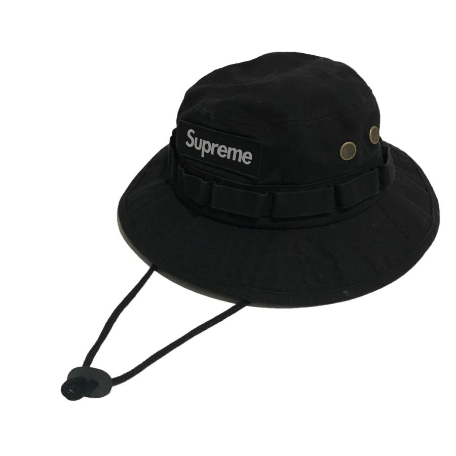 supreme canvas boonie HAT black 24/SS