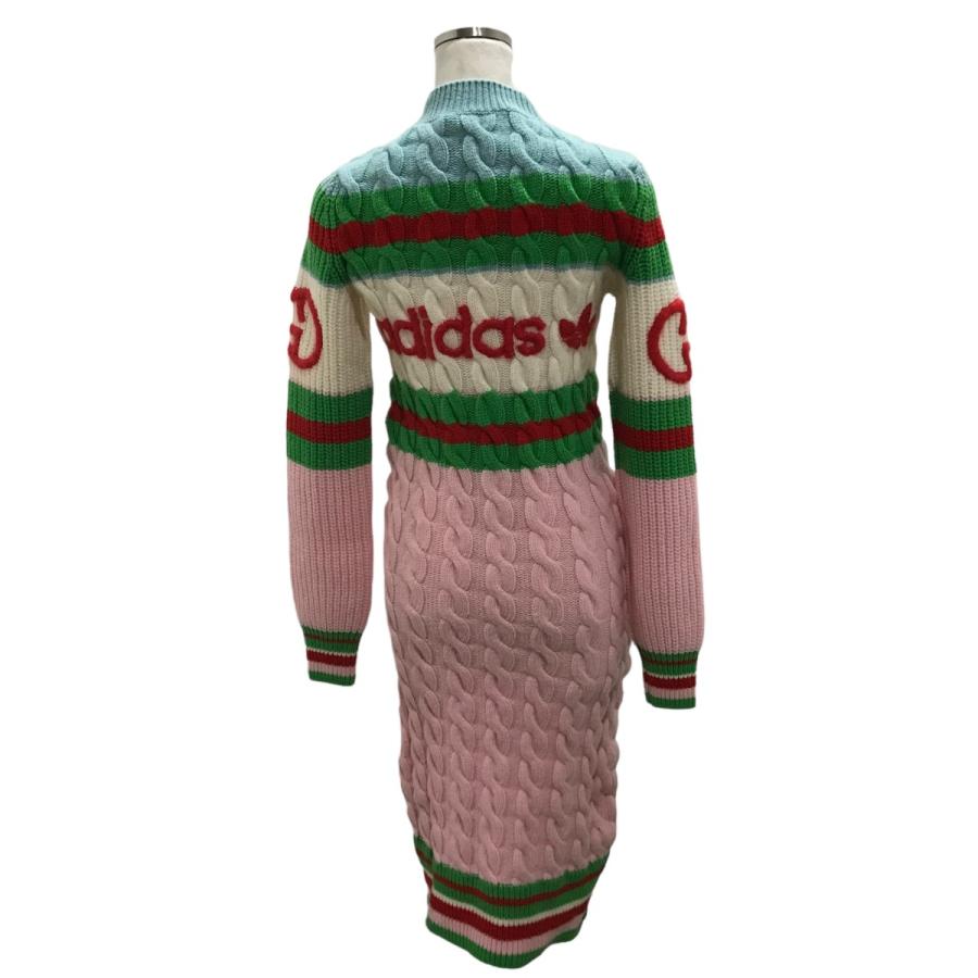 GUCCI（グッチ） 【値下げ】GUCCI×adidas ロゴケーブルニット