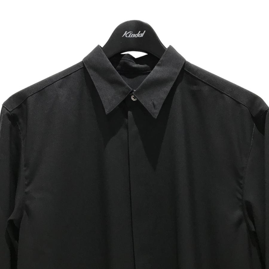 OVERCOAT/オーバーコート ウールシャツ 黒