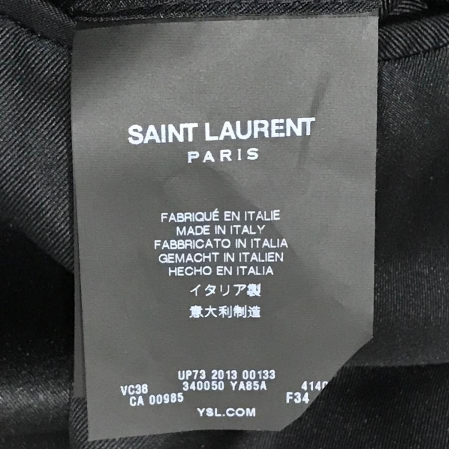 値下げ】Saint Laurent Paris スモーキングジャケット 340050 ネイビー 