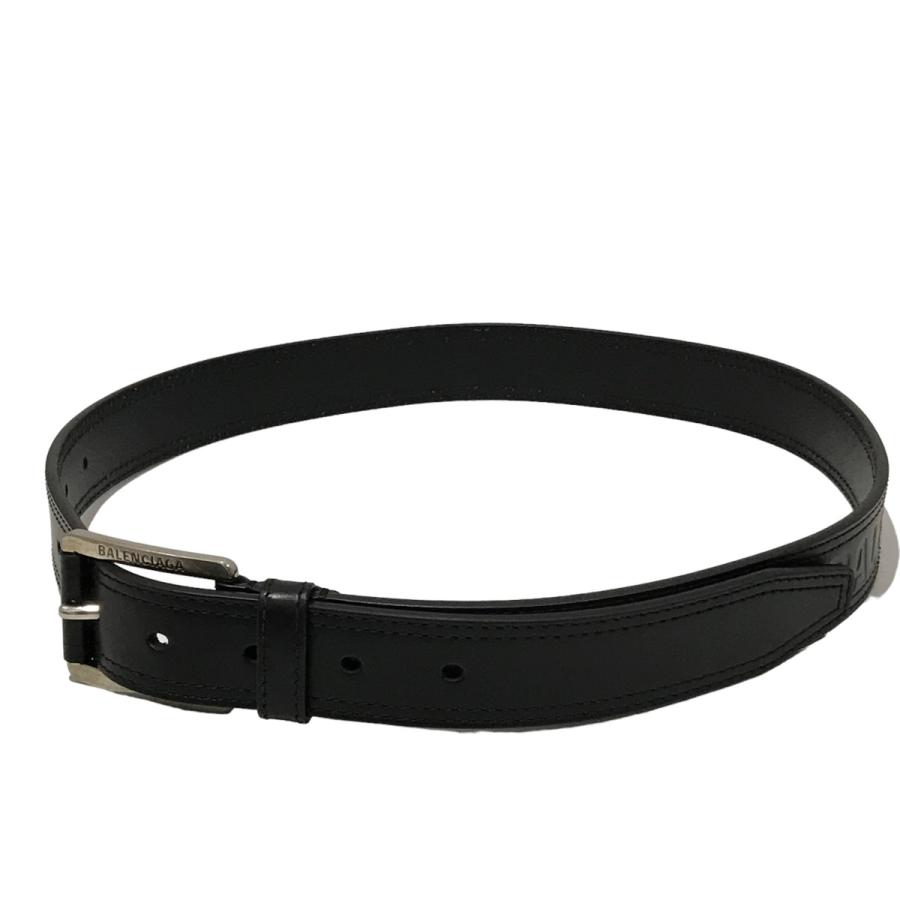BALENCIAGA 【値下げ】BALENCIAGA レザーベルト 685971 ブラック 