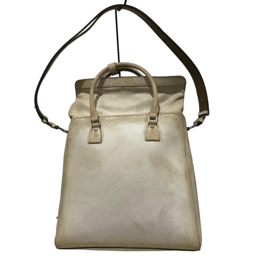【値下げ】Martin Margiela 11 5AC Daily Vertical 2WAYバッグ SB1WA0006 ベージュ (銀座店)