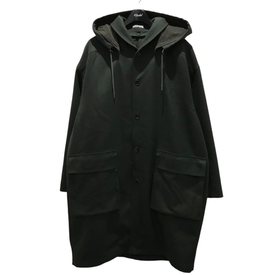AURALEE 【値下げ】AURALEE 23AW LIGHT MELTON HOODED LINER COAT 
