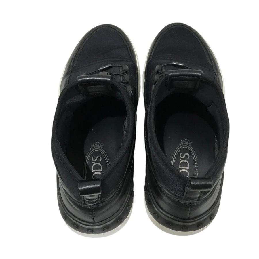 値下げ】TOD'S ハイカットスニーカー ブラック サイズ：6 1/2 (EC