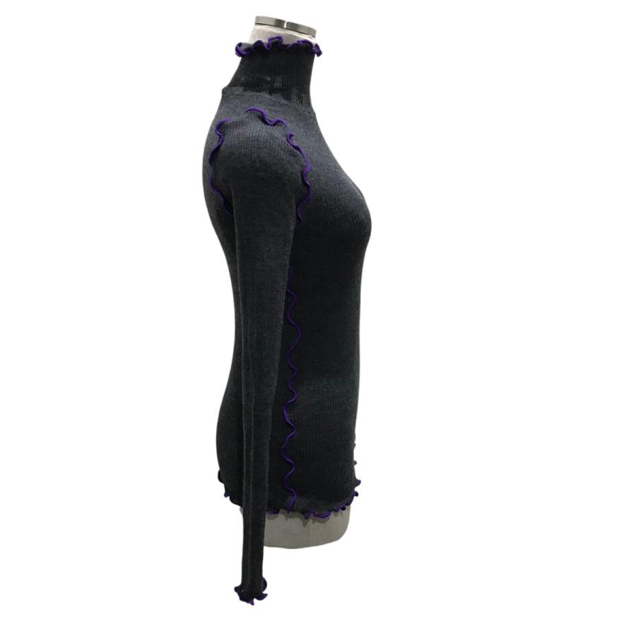 ENFOLD エンフォルド MELLOW RIB LONG-SLEEVEST SHIRT ハイネック  