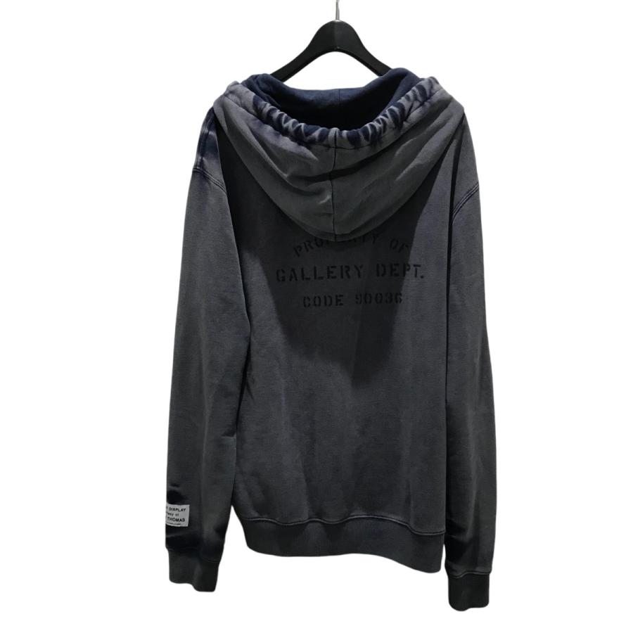 ランバン LANVIN×GALLERY DEPT USED加工プルオーバーパーカー ネイビー 
