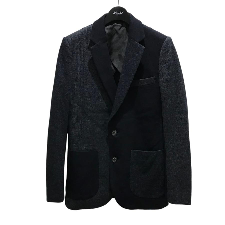 1 piu uguale 3 【値下げ】1piu1uguale3 切替テーラードジャケット  