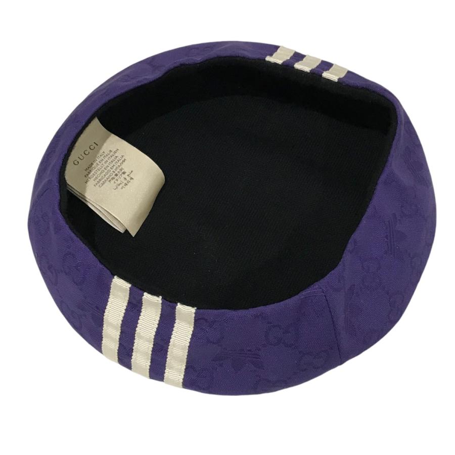 GUCCI（グッチ） 【値下げ】GUCCI×adidas ベレー帽 714085 パープル