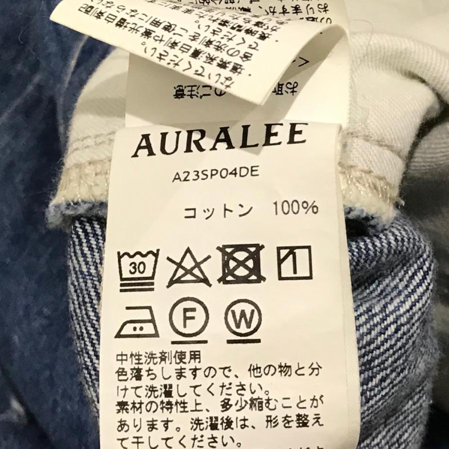 AURALEE オーラリー SELVEDGE FADED LIGHT DENIM PANTS セルビッジ 