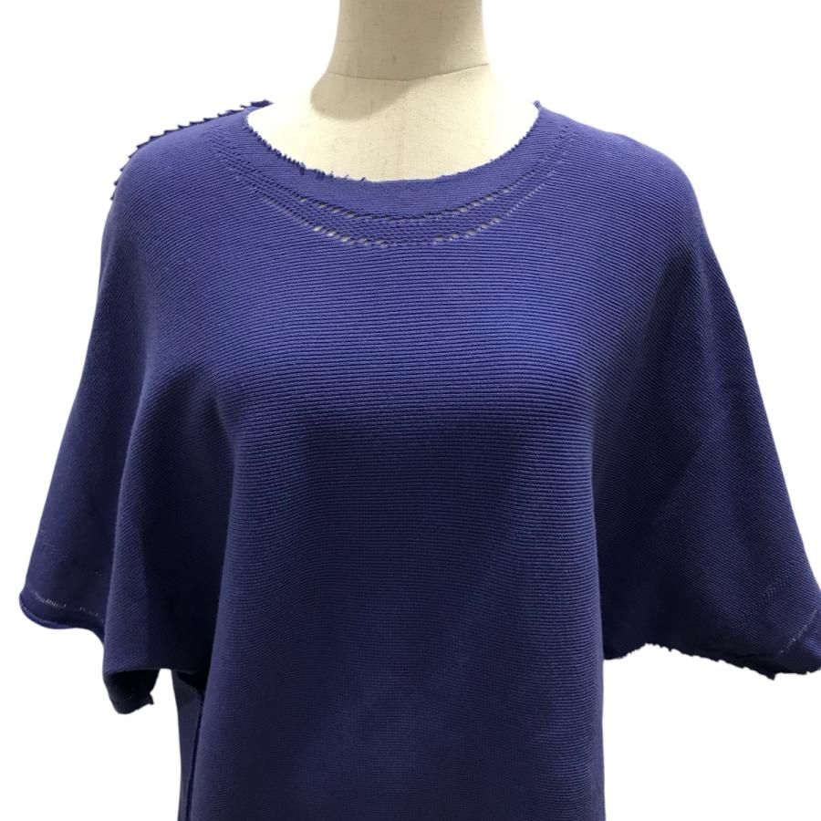 A.POC / デザインカットソー/3/コットン/BLU/AT21KK417 A-POC 【値下げ】A・POC ISSEY MIYAKE デザインカットソー AT21KK417