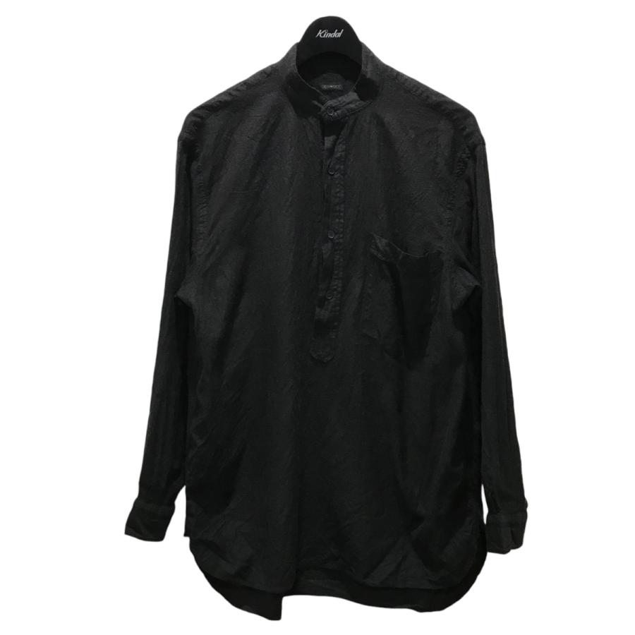 コモリ COMOLI ウールシルクプルオーバーシャツ X01-02016 チャコール  