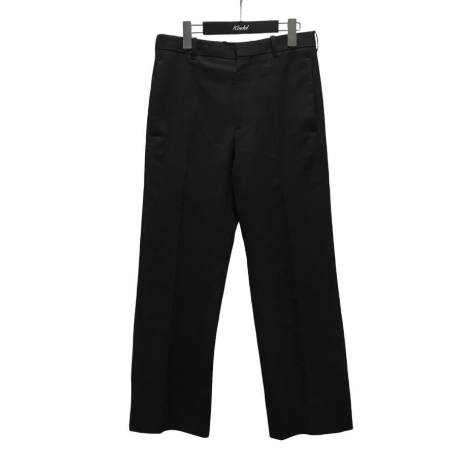 バレンシアガ BALENCIAGA ウールスラックス 595132 ブラック サイズ 