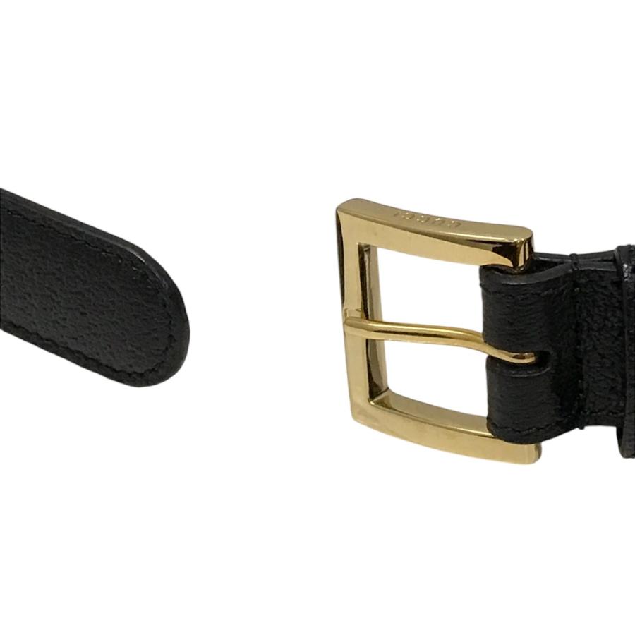 GUCCI グッチ　レザー ベルト 美品！ GUCCI（グッチ） 【値下げ】GUCCI×adidas レザーベルト 625054