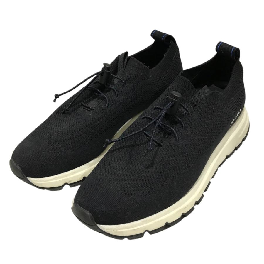PRADA プラダ ニットソックススニーカー 2S 2953 ブラック サイズ：6 