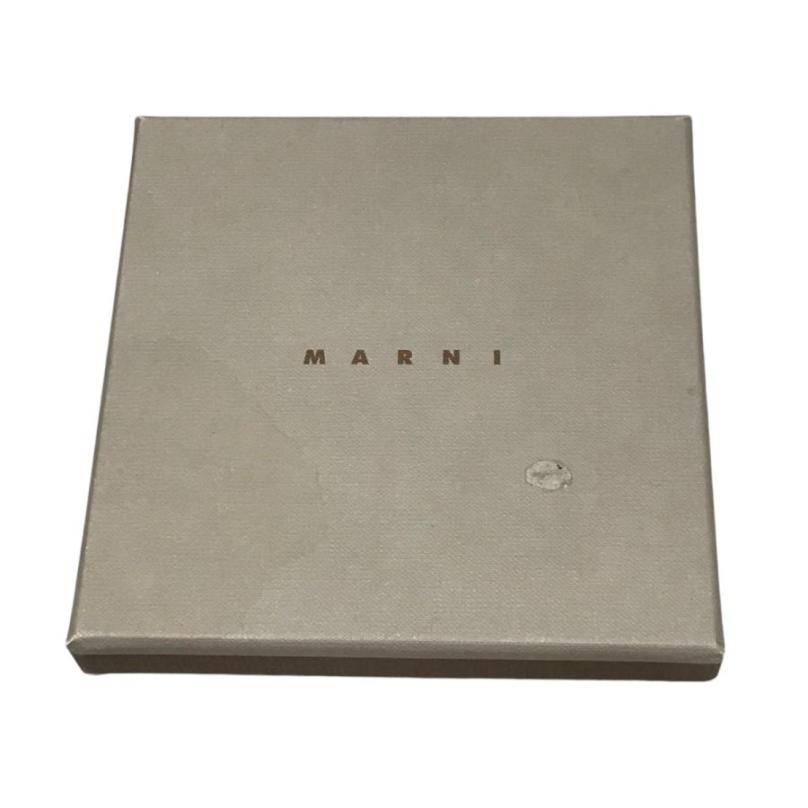 MARNI マルニ 19AW PFMOQ14U13 バイフォールドウォレット レザー 財布 サイフ ブラウン系【中古】 D (傷や汚れあり)】MARNI マルニ 財布 19AW PFMOQ14U13 バイフォールド