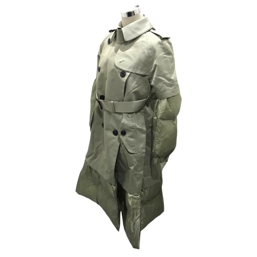 sacai（サカイ） レイヤードトレンチコート 22-06401 ベージュ サイズ