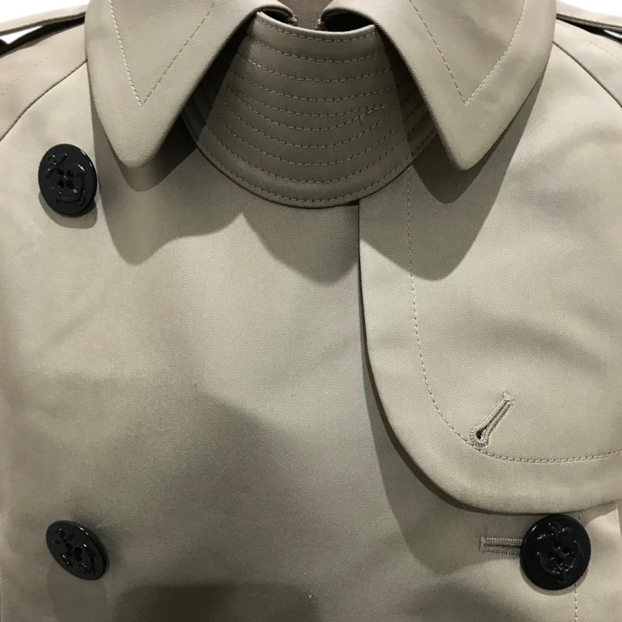 値下げ！【人気】sacai サカイ リブ編み袖のグレーアイボリーコート