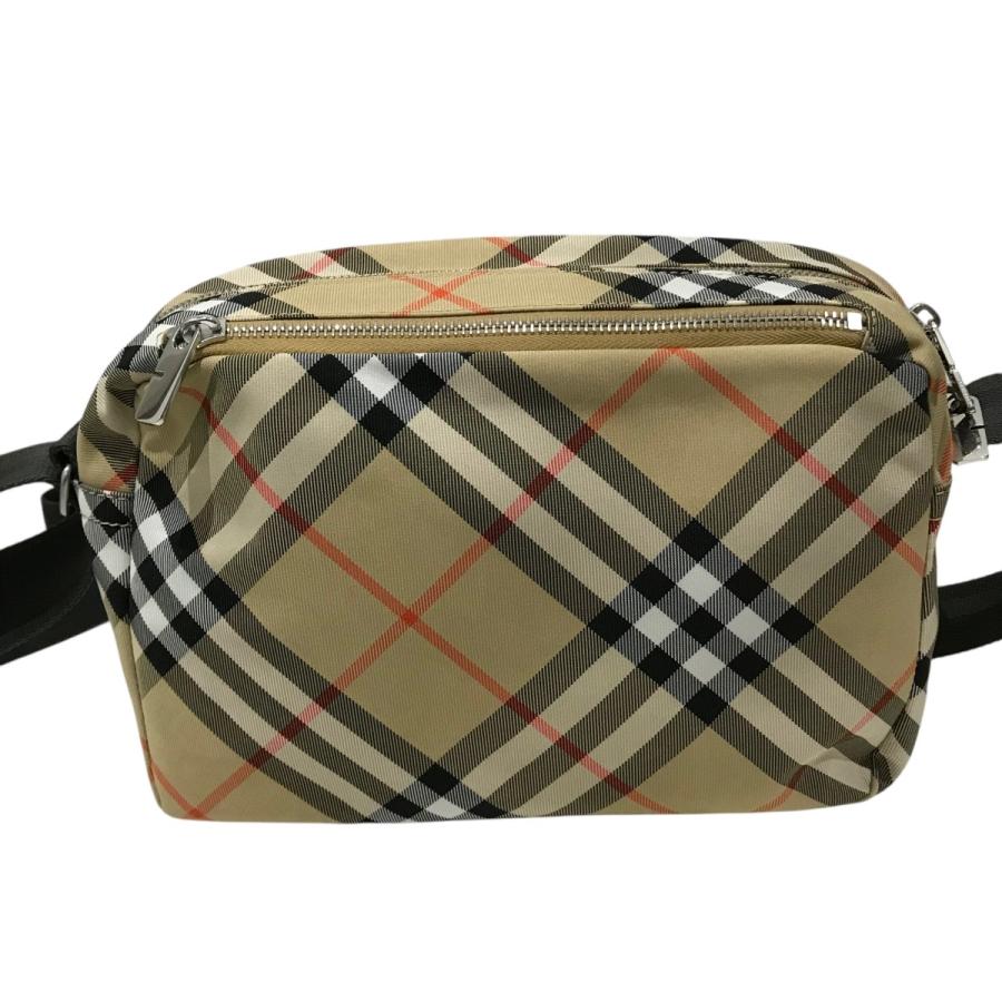 Burberry ベージュ チェック ボディバッグ BURBERRY（バーバリー） 【値下げ】BURBERRY バーバリーチェッククロス
