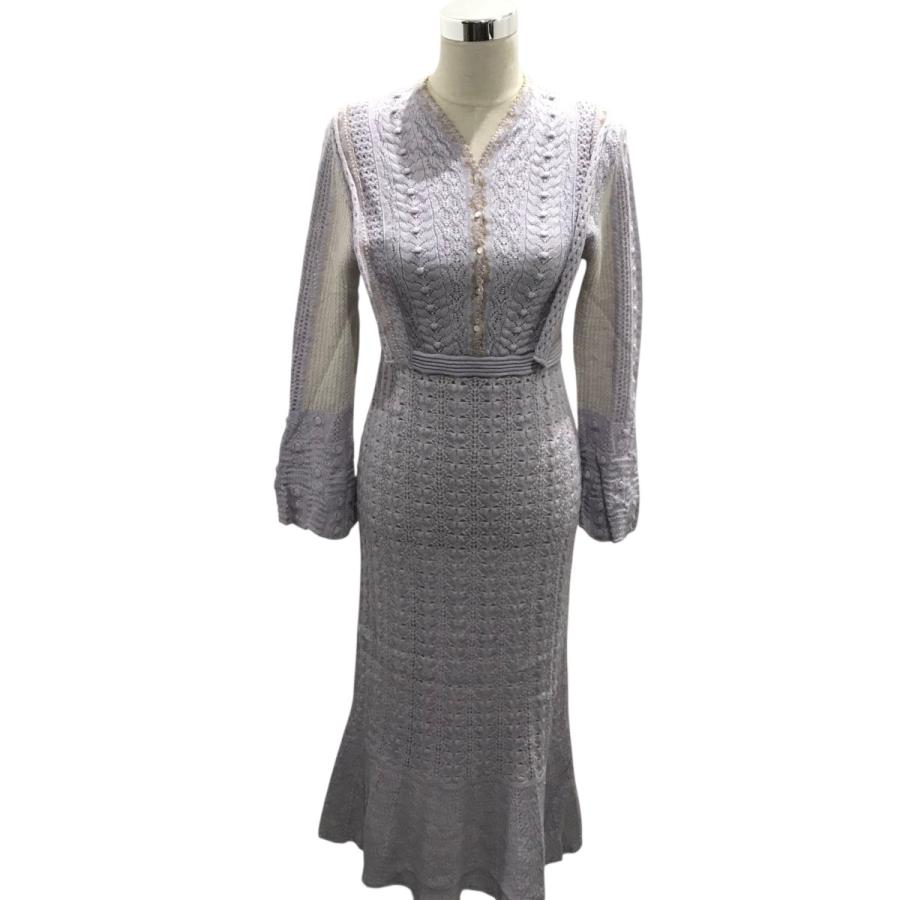 値下げ】mame kurogouchi 24AW 【Openwork Pattern Knitted Dress