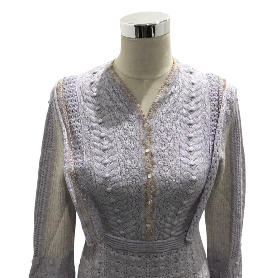 値下げ】mame kurogouchi 24AW 【Openwork Pattern Knitted Dress