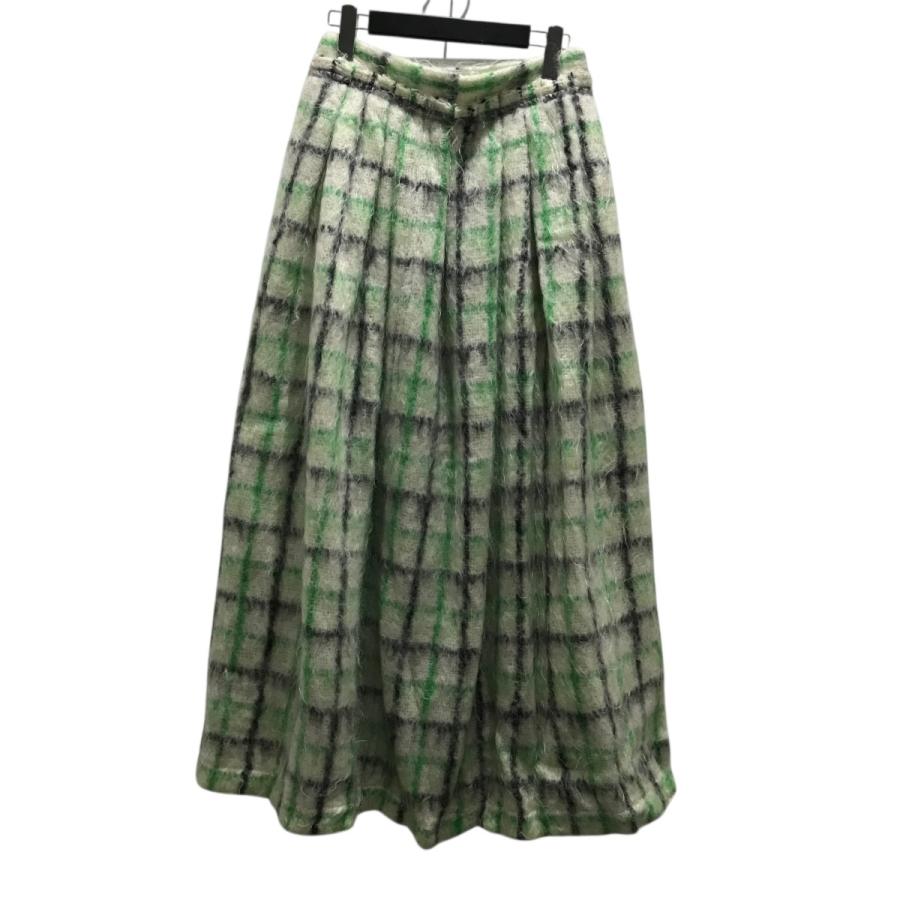 BLAMINK ブラミンク チェックラップスカート 7924-230-0168 グリーン  