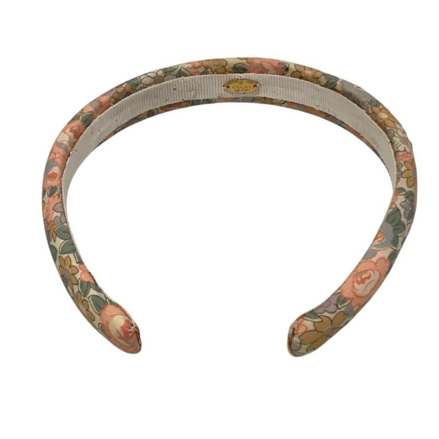 大幅値下げ☆GUCCI カチューシャ ピンク 755038 GUCCI（グッチ） 【値下げ】GUCCI LIBERTYカチューシャ ベージュ