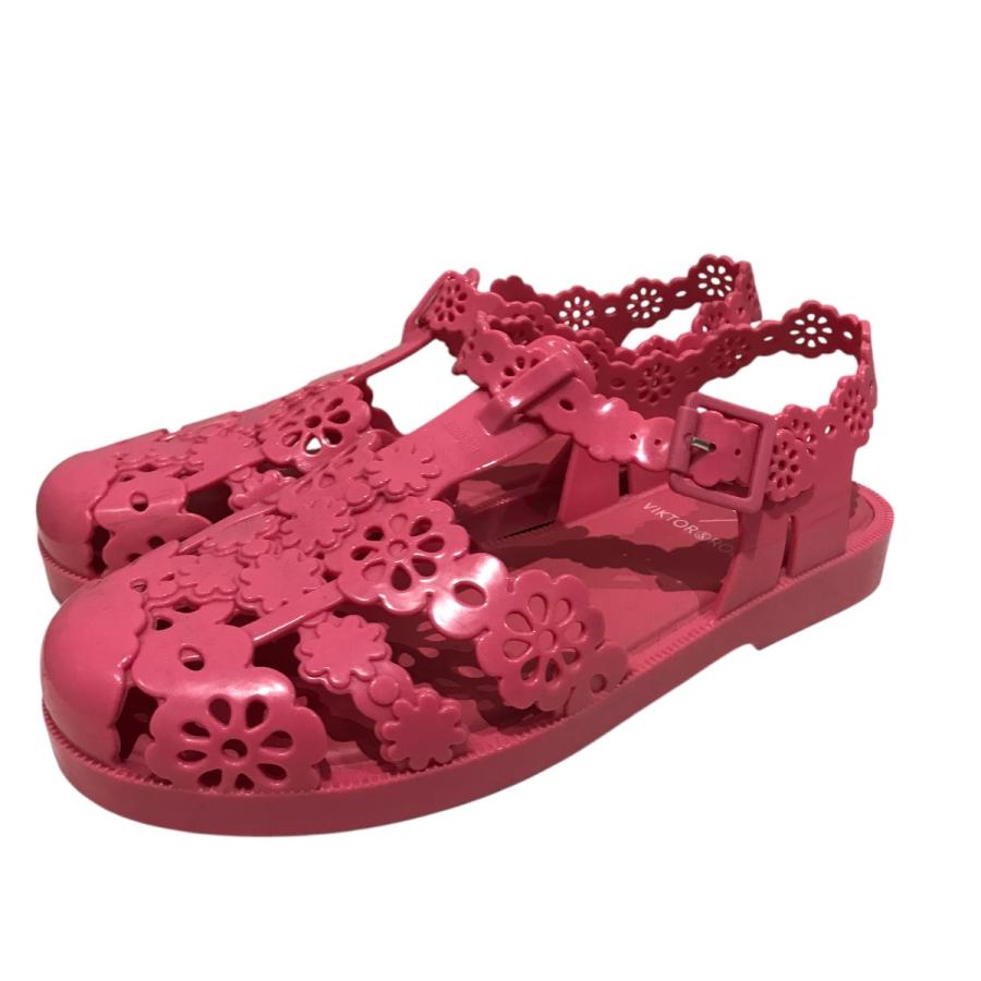 値下げ】VIKTOR＆ROLF×melissa フラットサンダル ピンク サイズ：24 1