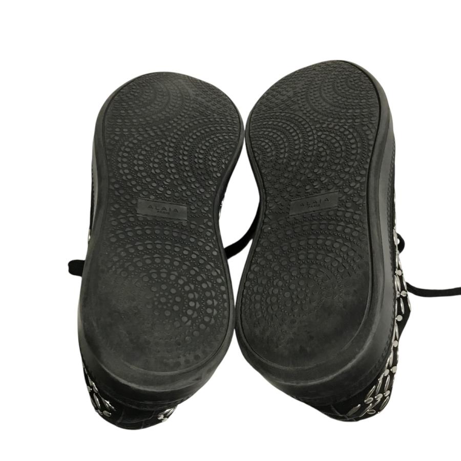 新品未使用★ALAIA スタッズ バレエシューズ ブラック 37 ALAIA（アライア） 【値下げ】ALAIA スタッズスニーカー ブラック