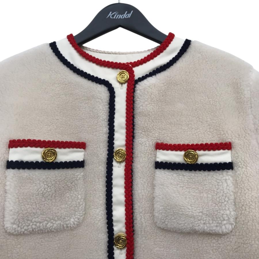 MUVEIL（ミュベール） ボアジャケット MA233FC006 アイボリー サイズ  