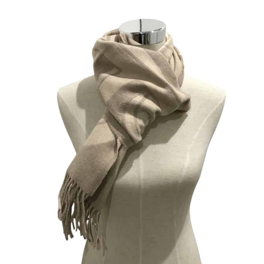 HERMES カシミヤ マフラー シェーヌ・ダンクル・オプティック エルメス(HERMES)エルメス カシミヤマフラー 《シェーヌ・ダンクル