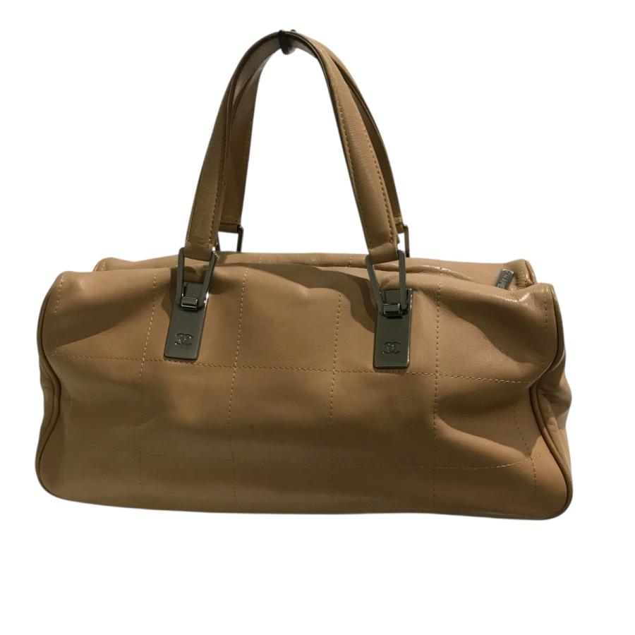 CHANEL 【値下げ】CHANEL ミニボストンバッグ ベージュ (銀座店