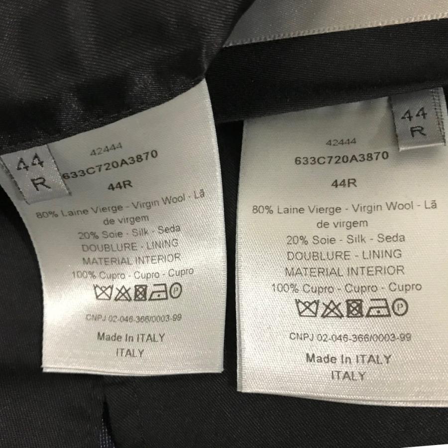 【値下げ】DIOR シルク混セットアップスーツ 633C720A3870 ライトネイビー サイズ：44/44 (EC)の画像