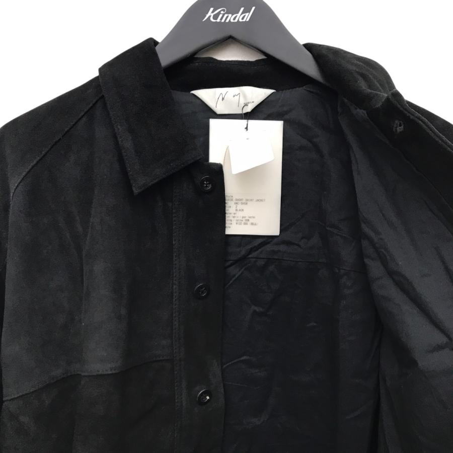 値下げ】ANCELLM 25SS レザージャケット ANC-SH58 SUEDE SHORT SHIRT