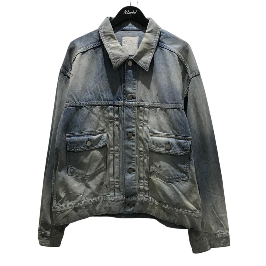 ANCELLM アンセルム エイジングデニムジャケット ANCELLM | アンセルム AGING DENIM SHIRT JACKET(INDIGO) / エイジング
