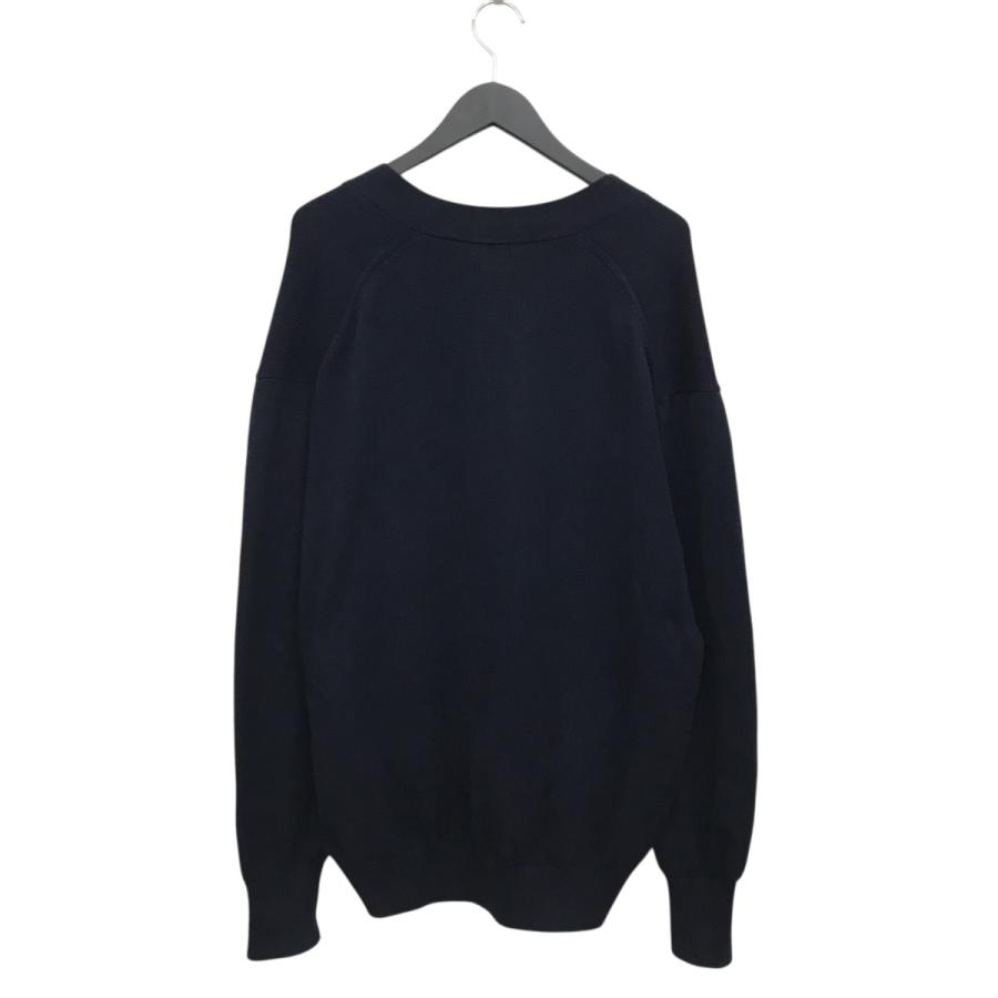 値下げ】HERILL 25SS ニットカーディガン 25-080-HL-8000-10 ネイビー