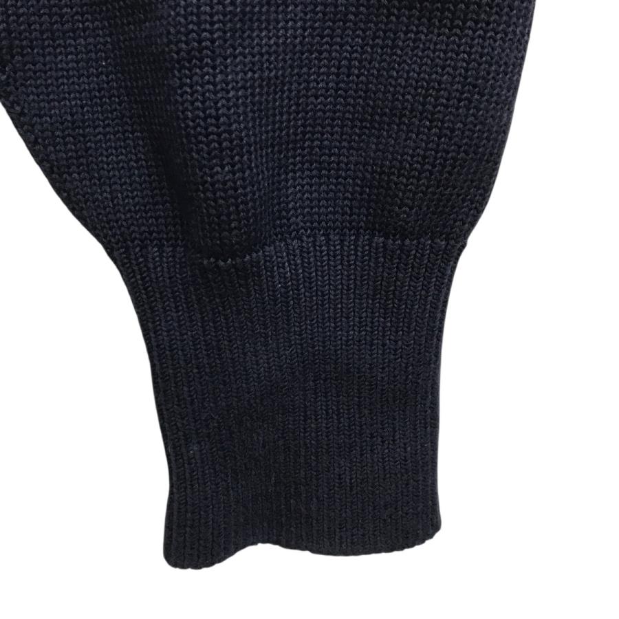 値下げ】HERILL 25SS ニットカーディガン 25-080-HL-8000-10 ネイビー