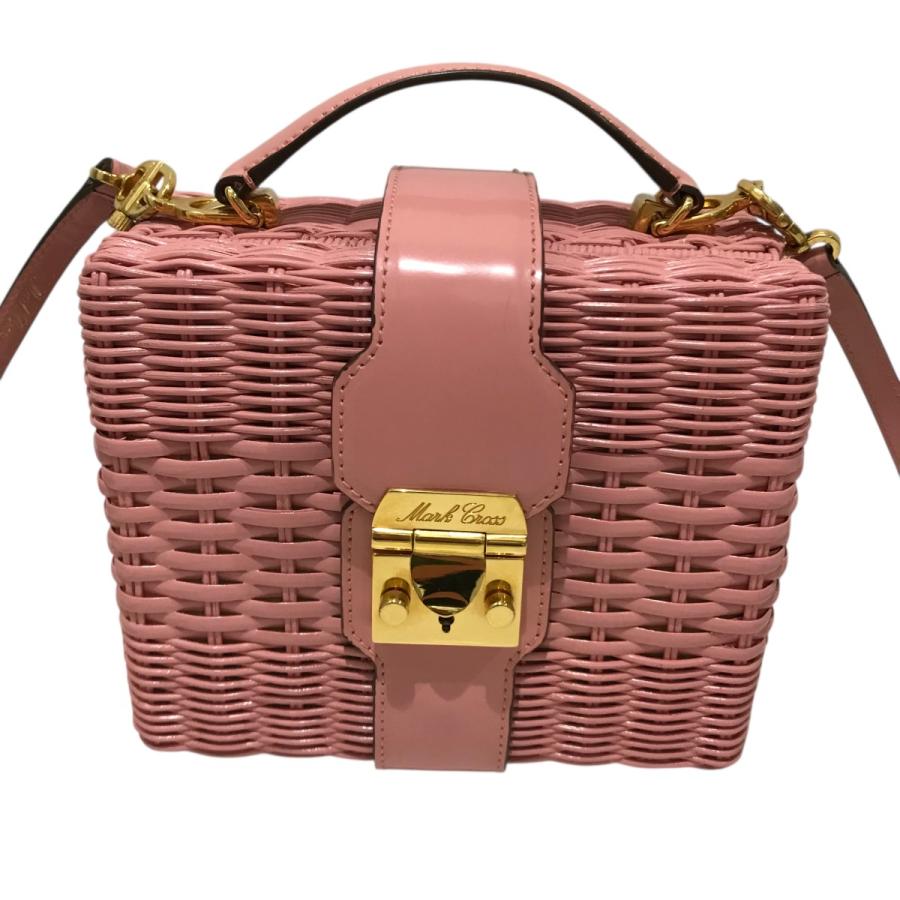 【美品/未使用】MARK CROSS/マーククロス 籠バッグ ピンク Mark Cross(マーククロス) カゴバッグ ピンク｜【公式】カインド