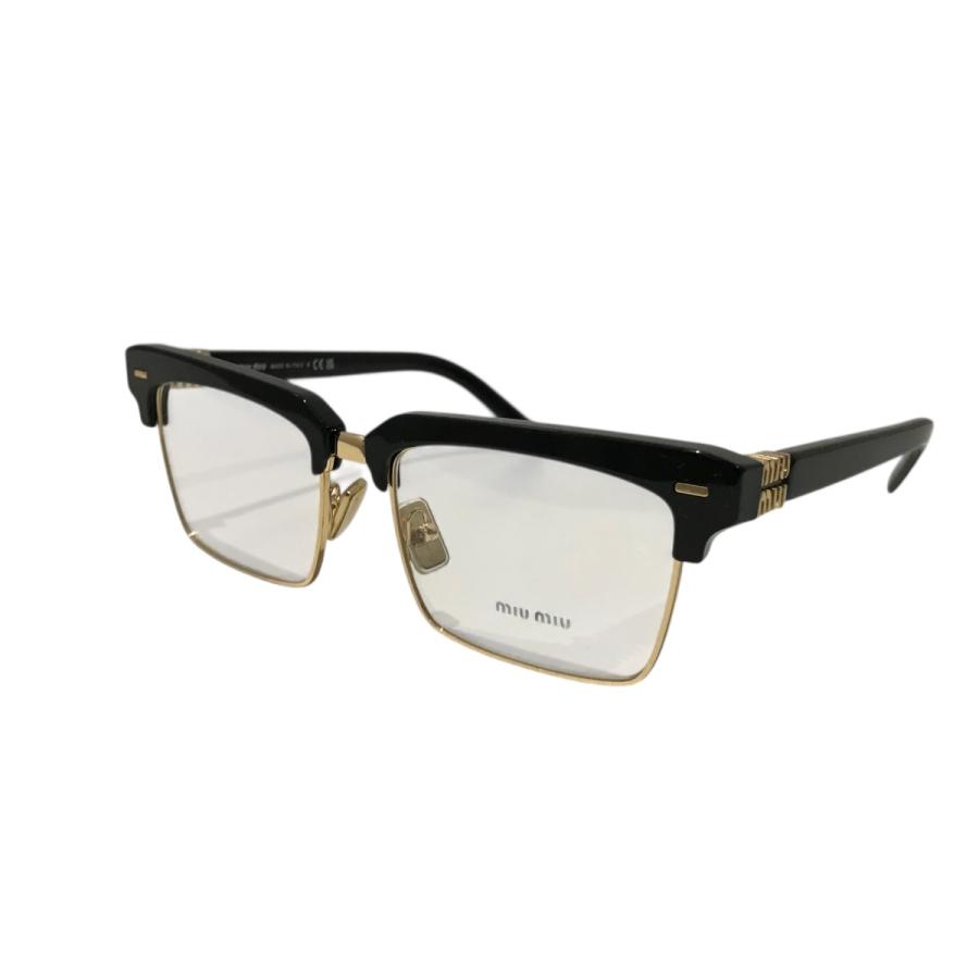 miu miu（ミュウミュウ） 【VMU11X】 眼鏡 ホワイト×ブラック×ゴールド