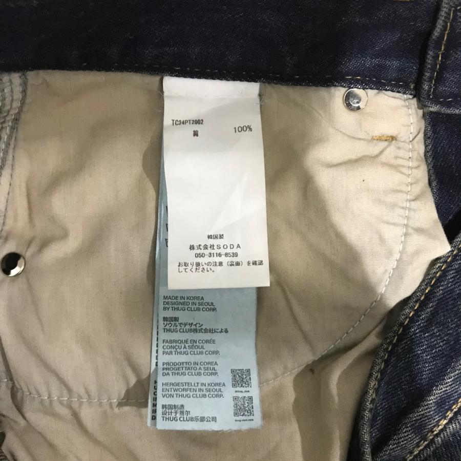 【値下げ】THUG CLUB 【CHIMERA PANTS】 デニムパンツ TC24PT2002 インディゴ サイズ：2 (銀座店)