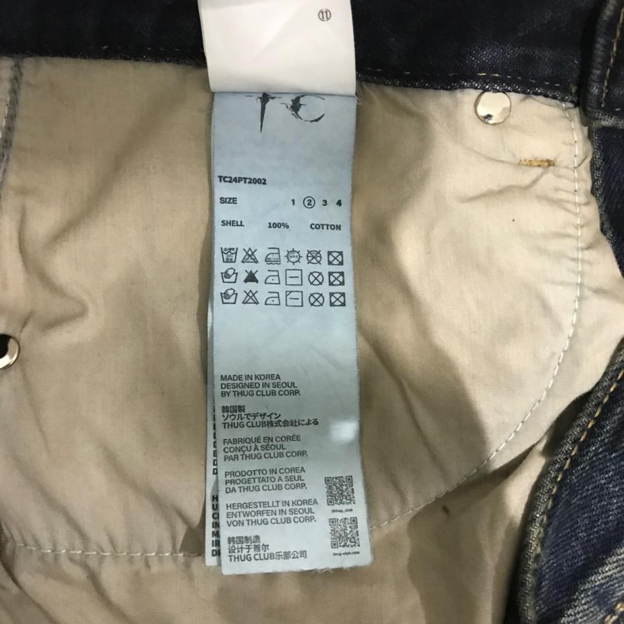 【値下げ】THUG CLUB 【CHIMERA PANTS】 デニムパンツ TC24PT2002 インディゴ サイズ：2 (銀座店)