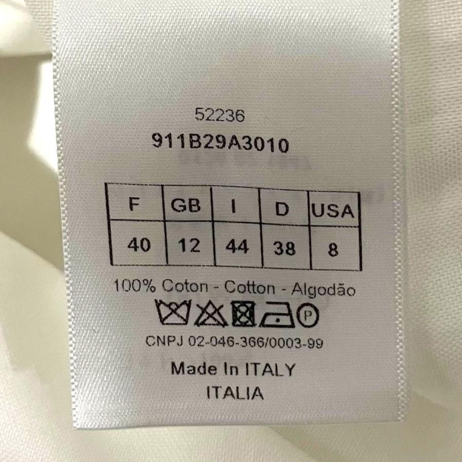 【値下げ】Christian Dior BEE刺繍シャツ 911B29A3010 ホワイト サイズ：40 (銀座店)の画像