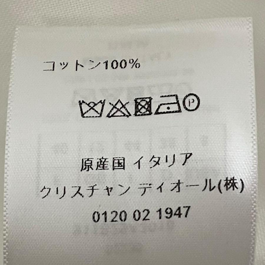 【値下げ】Christian Dior BEE刺繍シャツ 911B29A3010 ホワイト サイズ：40 (銀座店)の画像