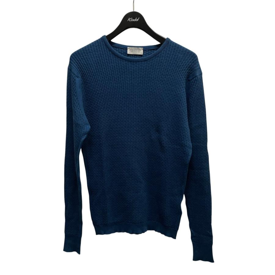 JOHN SMEDLEY（ジョンスメドレー） クルーネックニット ブルー サイズ